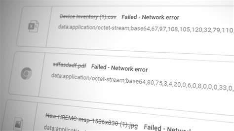 Failed Network Error Download Image