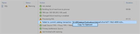 Failed To Commit Catalog Transaction
