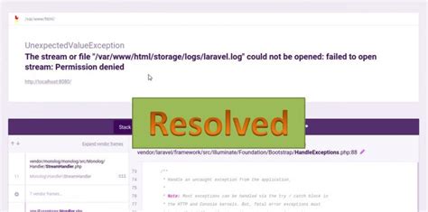 Failed To Open Log File
