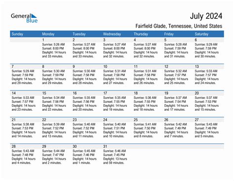 Fairfield Glade Calendar Of Events