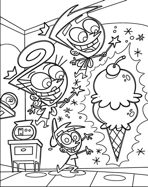 Fairly Oddparents Coloring Pages