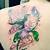Fairy And Flower Tattoo Designs