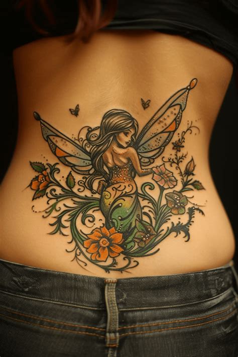 Fairy Back Tattoo