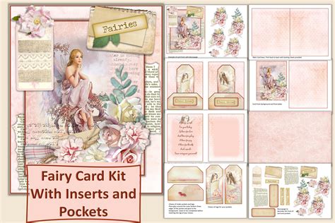 Download Fairy Card Making Kit Journal Ephemera Crafts