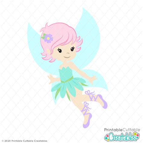 Download Fairy Pixie Set of 6 with Deco... Commercial Use DXF Files