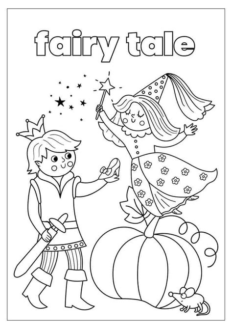 Fairytale Colouring Sheets Sparklebox