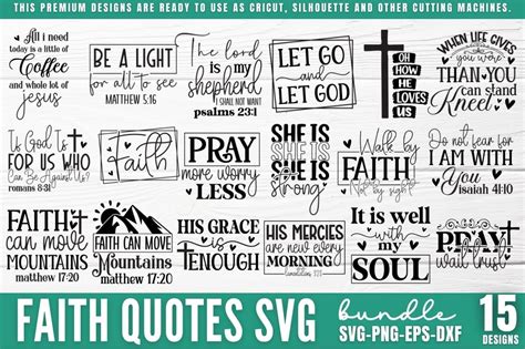 Sacred Strokes: 50 Divine Faith Based SVG Designs in One Incredible Bundle!