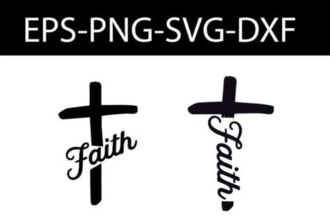 Download Faith Cross SVG File - SVG Design Creativefabrica Free PSD Mockups