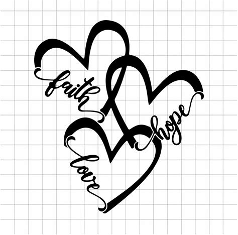 Download Faith Hope Love SVG File - SVG Design Files