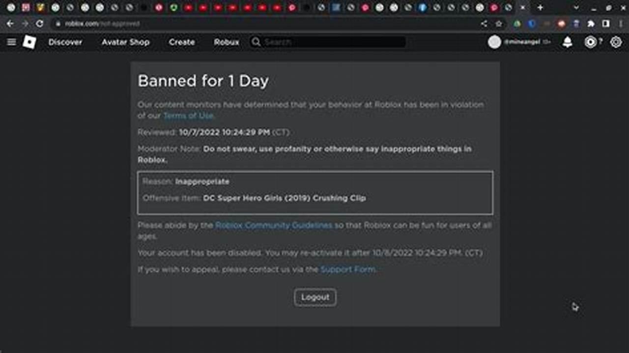 Fake Roblox Banned Screen 2025