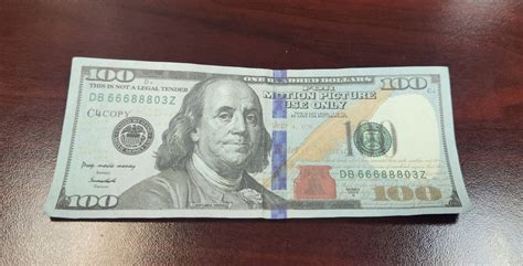 Fake $100 Bill Printable