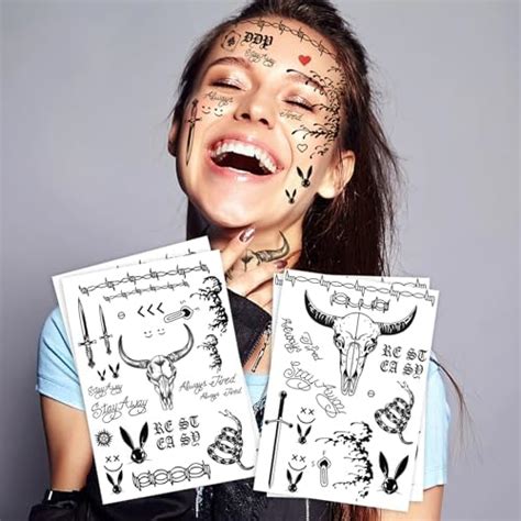 Fake Face Tattoos