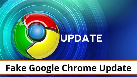 Fake Google Chrome update malware