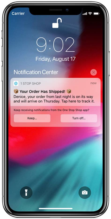 Fake Notification Template