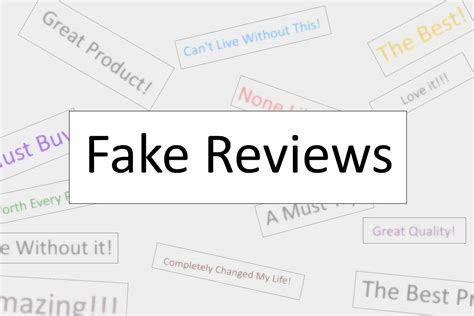Fake Review Template