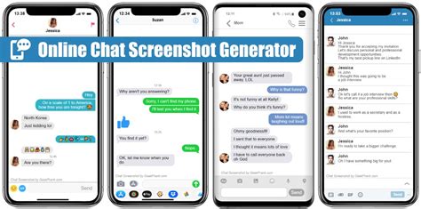 Fake Screenshot Generator For Messenger Chat