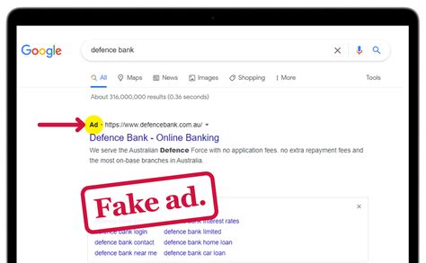 Fake ads