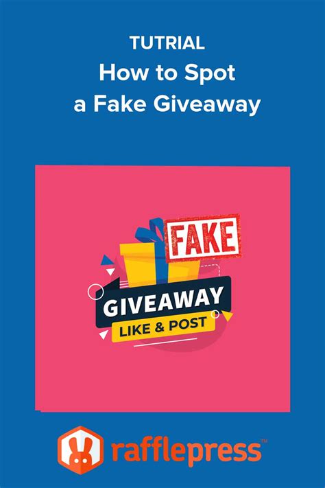 Fake giveaway