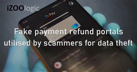 Fake refund payment portals