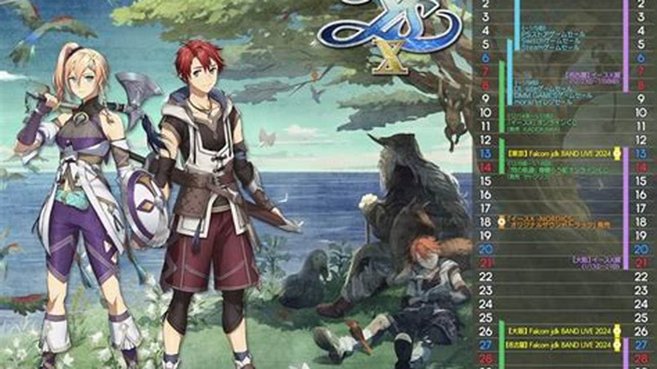 Falcom 2024 Calendar Google Translate