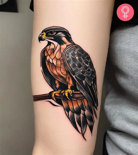 Falcon Bird Tattoo