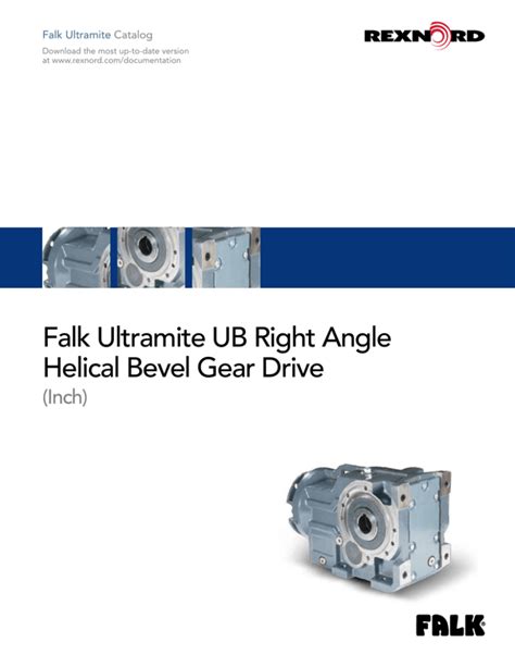 Falk Ultramite Catalog