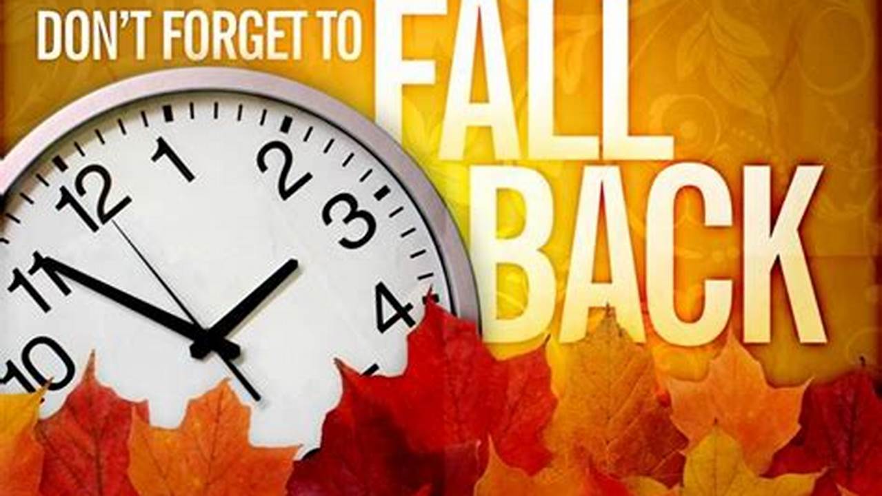 Fall Back Clock 2025