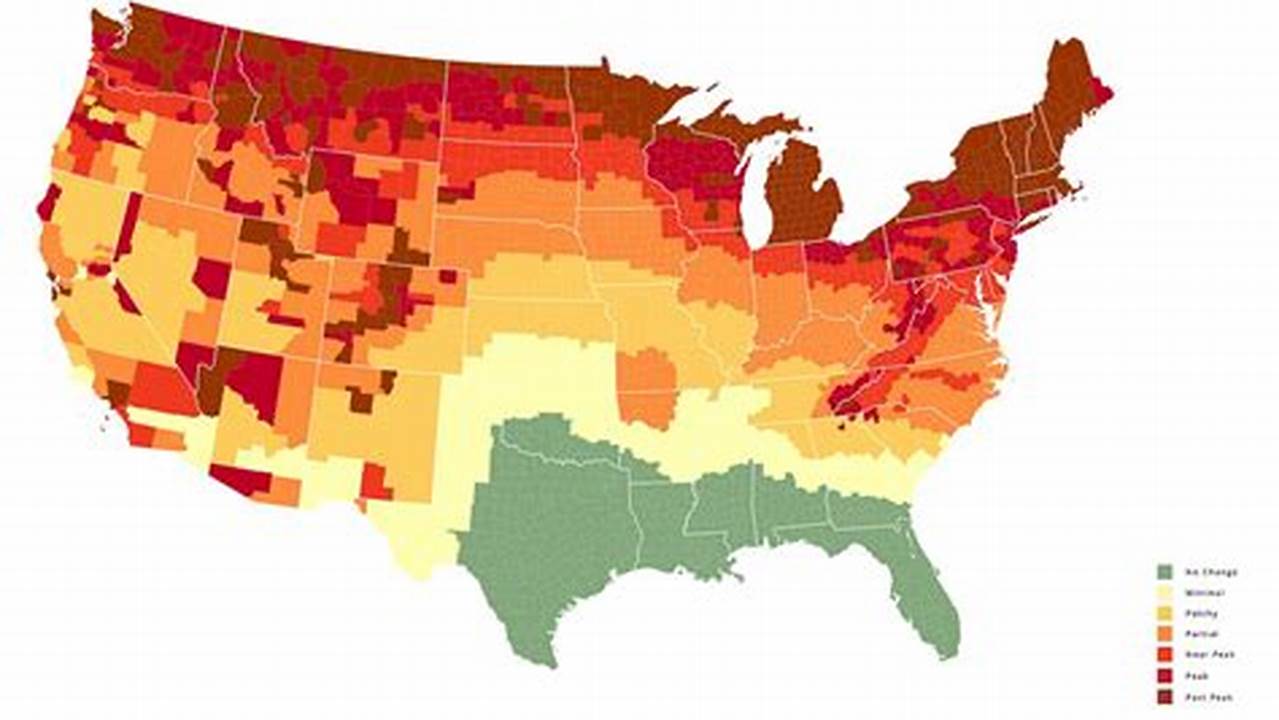 Fall Color Change Map 2024 Pdf Download