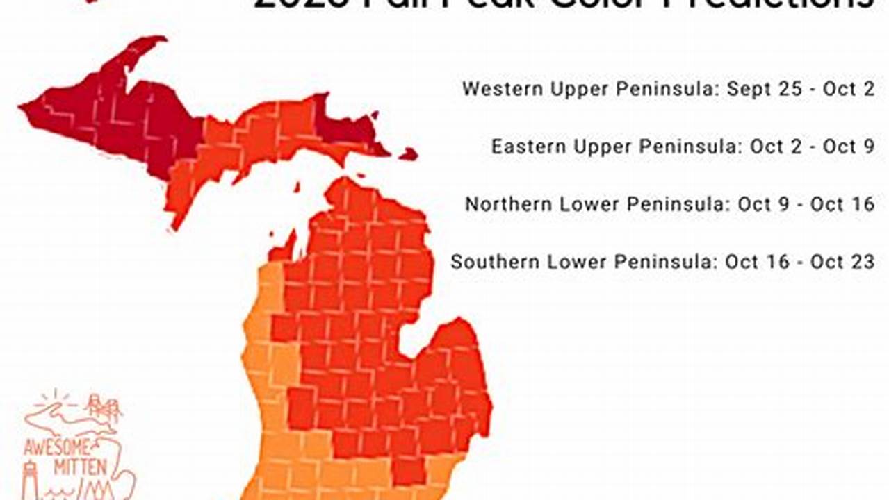 Fall Color Map 2024 Michigan State