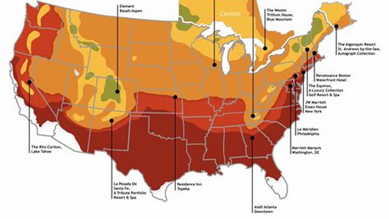 Fall Color Map 2024