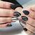 Fall Haze: Embrace the Swirls of Mist with Ethereal Dark Gray Nail Colors