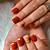 Fall in Love with Your Mani: Experiment with Vibrant Burnt Orange Nail Designs
