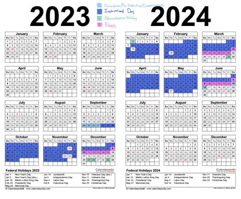 Fall 2024 Calendar Csuf