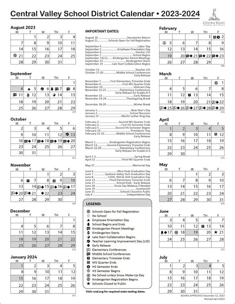 Fall 2024 Calendar Cwu