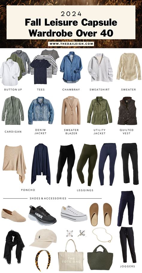 Fall 2024 Capsule Wardrobe Over 40