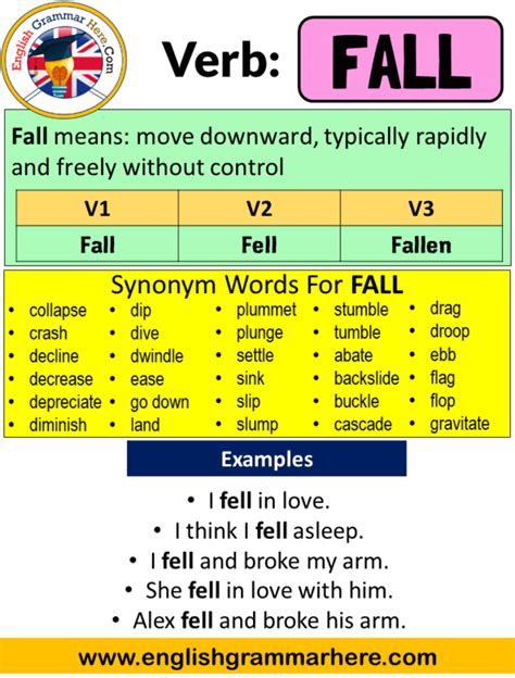 Fall 3 Verb Conjugation