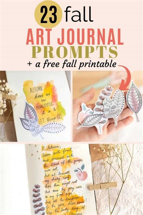 Fall Art Journal Prompts & Ideas