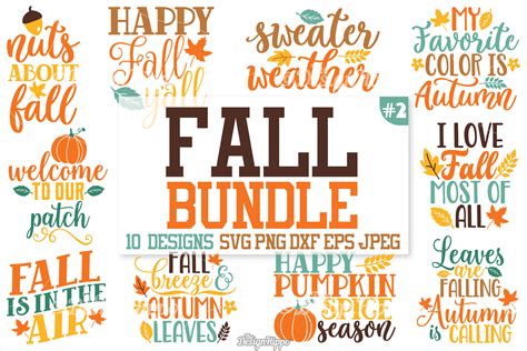 Download Fall Autumn Bundle For Cricut