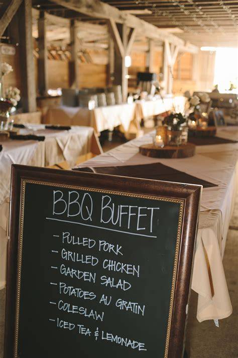 Fall BBQ Wedding Menu Breakdown