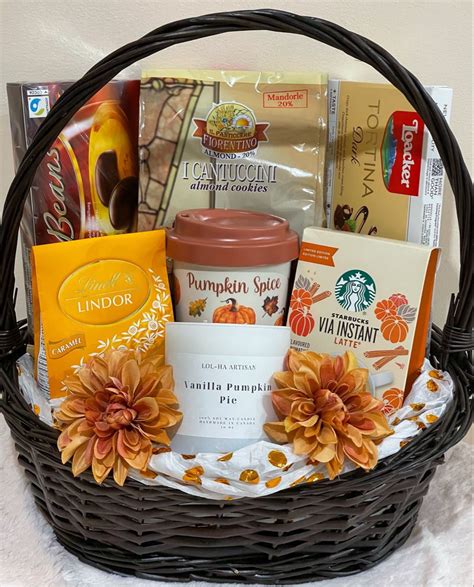 Fall Basket for a Coffee Lover