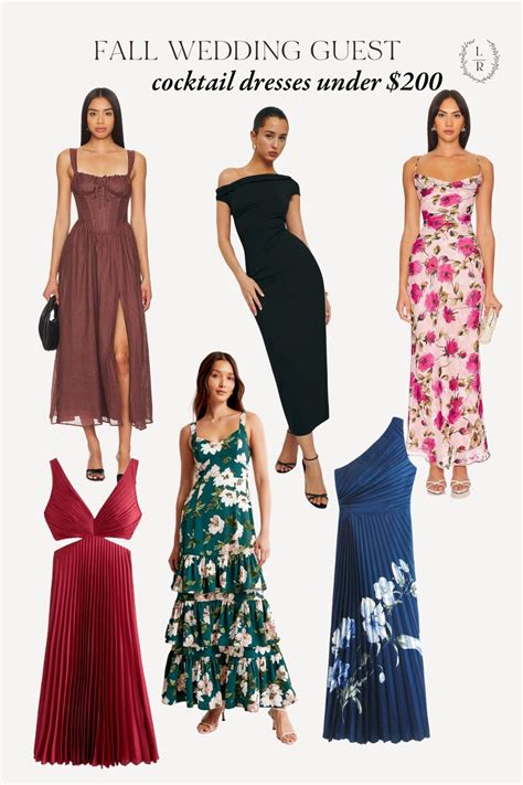 Falling in Love: Discover the Perfect Fall Cocktail Dresses for Weddings!