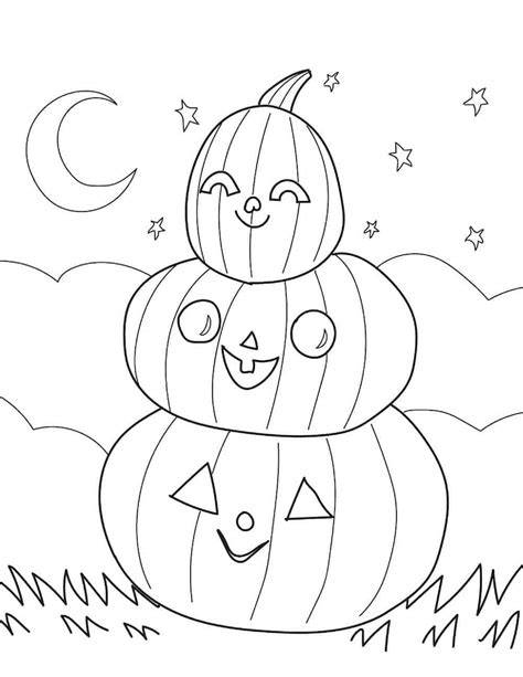 Fall Coloring Pages For Kindergarten