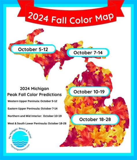 Fall Colors Michigan 2024 Map