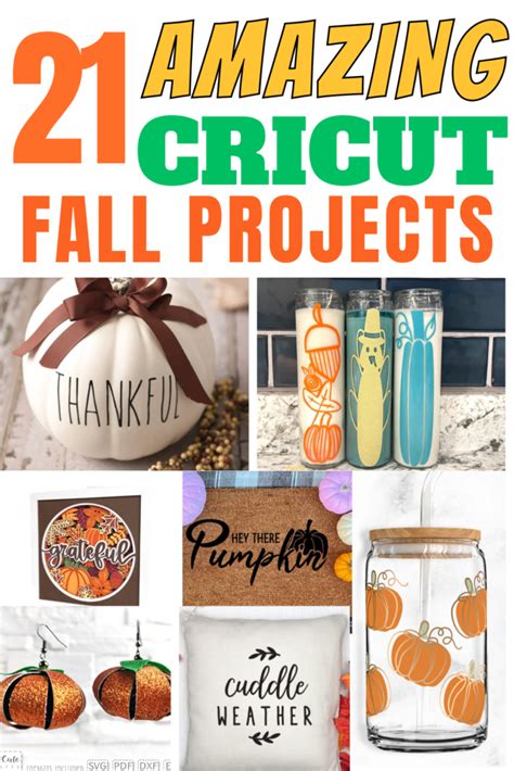 Fall Crafts Cricut