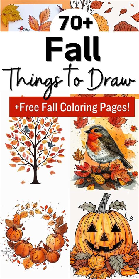 Fall Drawing Images: Free Downloadable Artwork