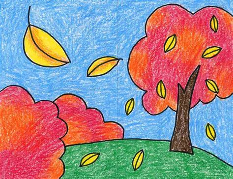Fall Drawing for Kids