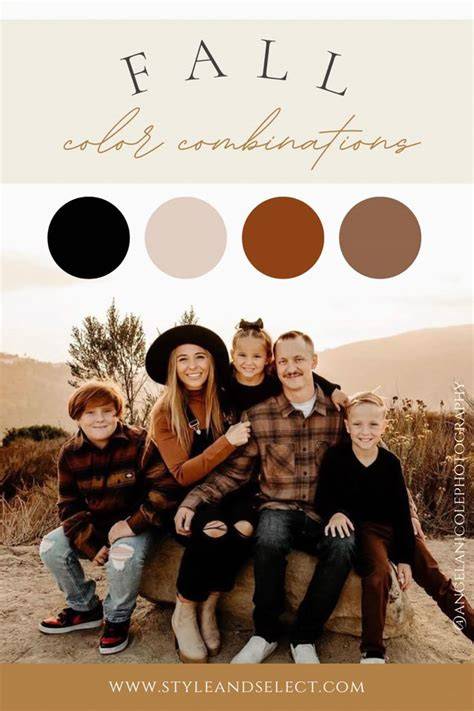 Fall Family Photos Color Scheme Inspiration