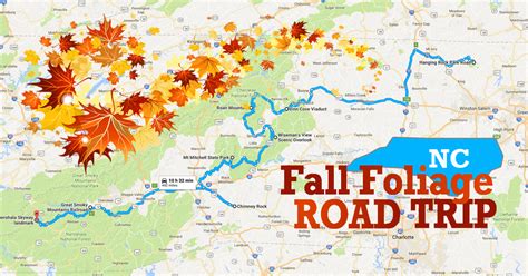 Fall Foliage Nc Map
