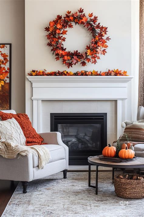 Fall foliage, berries, and pumpkins