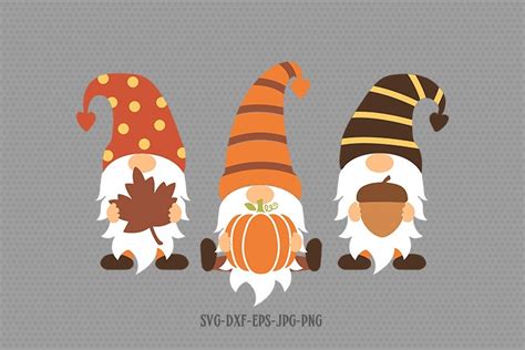 Experience the Enchanting Magic of Fall Gnomes with Our Free Svg Downloads!